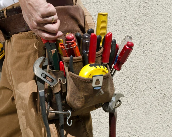 handyman with tool belt